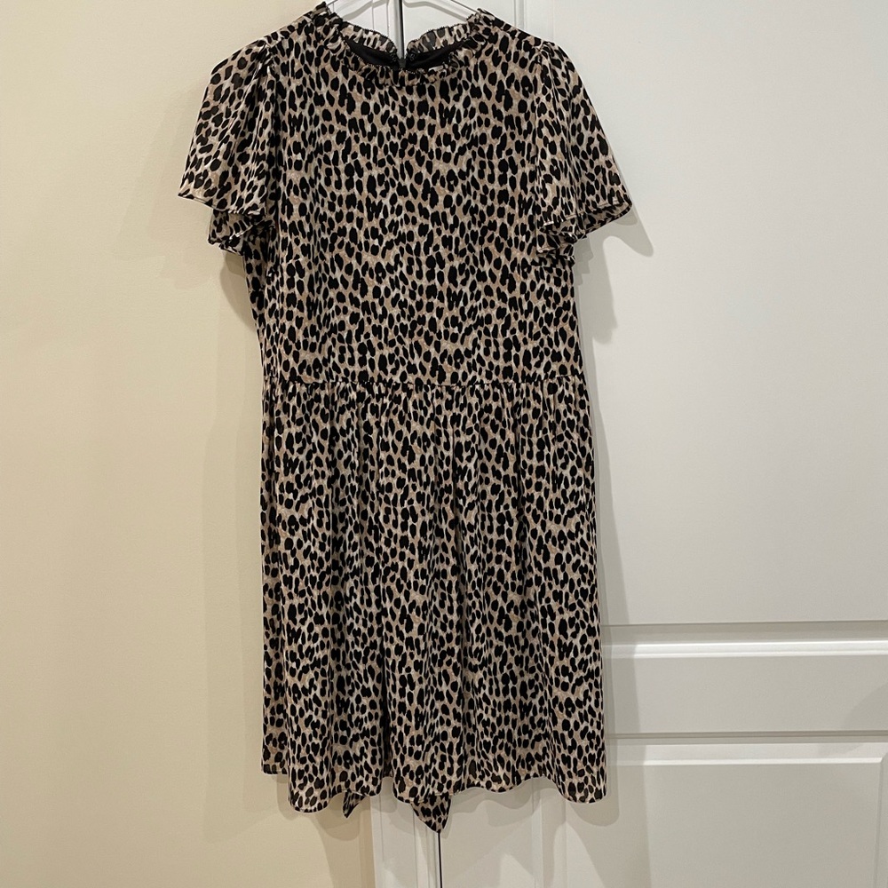 Loft leopard dress Medium